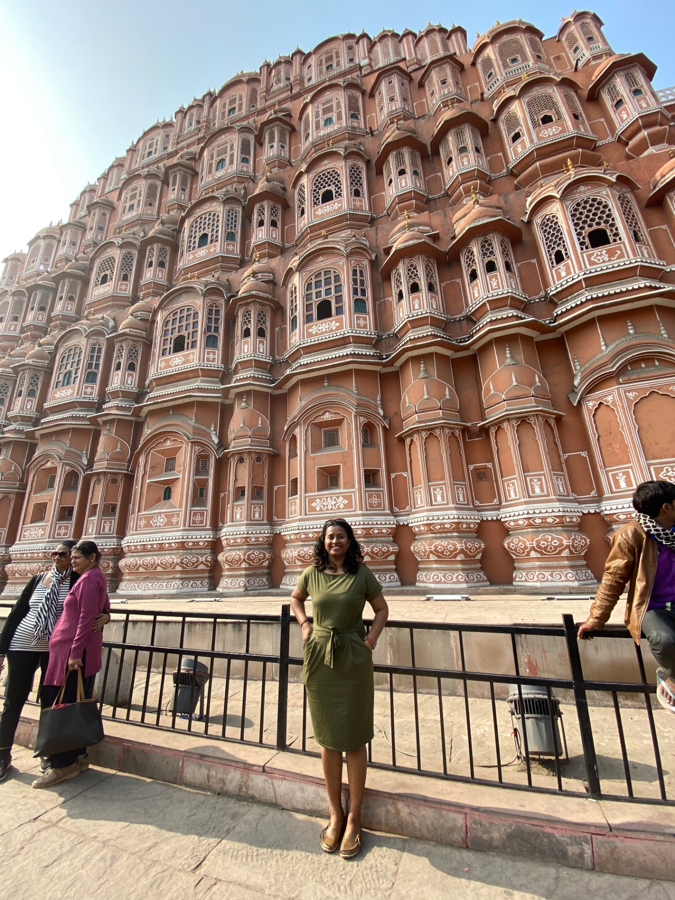 Divya Kandikatti exploring a city